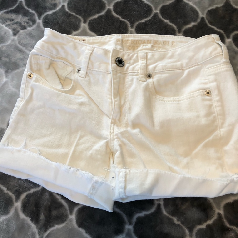 white short shorts